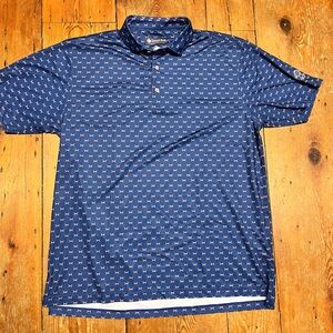 Donald Ross Men's Blue Polo Shirt